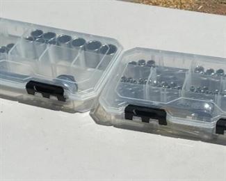 AS-IS Craftsman 1/2in, 1/4in & 3/8 Socket driver set