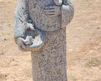 Saint Francis garden Statue Concrete 35 inches high