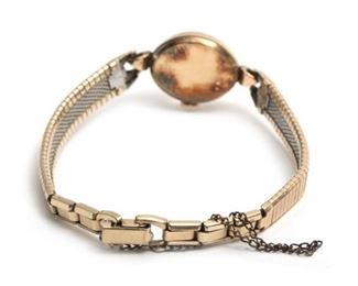 As-IS Vintage Bulova 23 Watch 10k RGP Ladies Ladies 14mm case