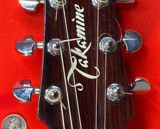 Takamine EG-330C Acoustic Electric Guitar In Hard Case Case: 6.5x19.5x44.5in HxWxD