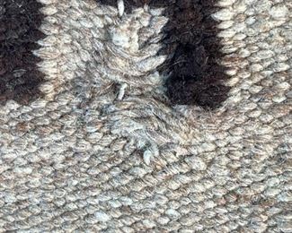 Antique Navajo Symbol/Pictorial Rug Native American 39x11in HxWxD