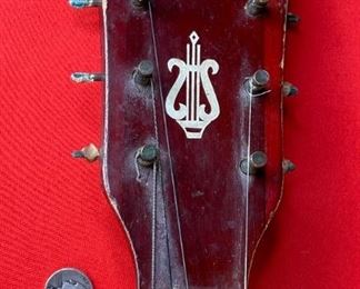 AS-IS Vintage Marvel Guitar Hollow Body F Hole 42x15.5x5in HxWxD