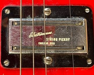 AS-IS Vintage Marvel Guitar Hollow Body F Hole 42x15.5x5in HxWxD