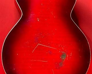 AS-IS Vintage Marvel Guitar Hollow Body F Hole 42x15.5x5in HxWxD