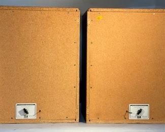 2pc Altec Lansing Super Duplex 604e Vintage Coaxial Speakers in Barzilay Cabinets Pair 26x23x.75x19in D Weight: 82lbs 8 oz HxWxD