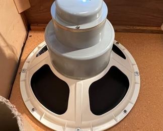 2pc Altec Lansing Super Duplex 604e Vintage Coaxial Speakers in Barzilay Cabinets Pair 26x23x.75x19in D Weight: 82lbs 8 oz HxWxD