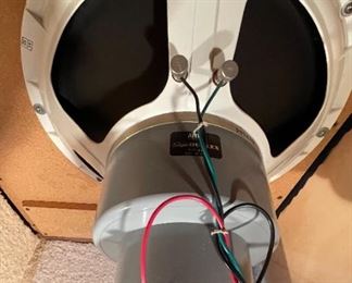 2pc Altec Lansing Super Duplex 604e Vintage Coaxial Speakers in Barzilay Cabinets Pair 26x23x.75x19in D Weight: 82lbs 8 oz HxWxD