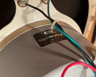 2pc Altec Lansing Super Duplex 604e Vintage Coaxial Speakers in Barzilay Cabinets Pair 26x23x.75x19in D Weight: 82lbs 8 oz HxWxD