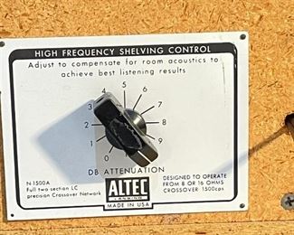 2pc Altec Lansing Super Duplex 604e Vintage Coaxial Speakers in Barzilay Cabinets Pair 26x23x.75x19in D Weight: 82lbs 8 oz HxWxD