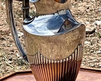 5pc Gebruder Kuhn German Sterling Silver Tea Set Coffee