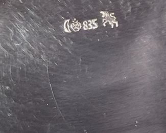 5pc Gebruder Kuhn German Sterling Silver Tea Set Coffee