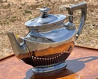 5pc Gebruder Kuhn German Sterling Silver Tea Set Coffee