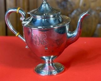 5pc Preisner Sterling Silver Tea Coffee Set