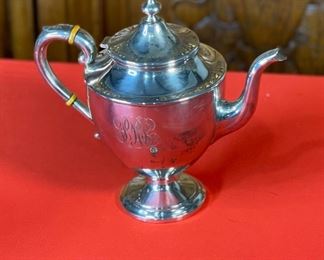 5pc Preisner Sterling Silver Tea Coffee Set