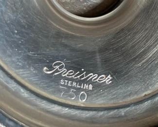 5pc Preisner Sterling Silver Tea Coffee Set