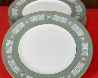 77pc Wedgwood Asia Green China set Dinnerware