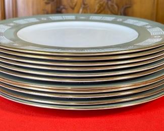 77pc Wedgwood Asia Green China set Dinnerware