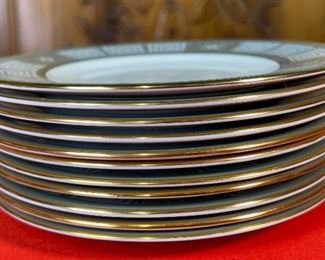 77pc Wedgwood Asia Green China set Dinnerware