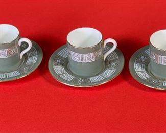 77pc Wedgwood Asia Green China set Dinnerware