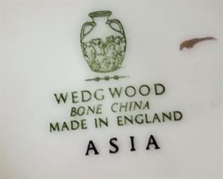 77pc Wedgwood Asia Green China set Dinnerware