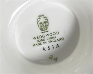 77pc Wedgwood Asia Green China set Dinnerware