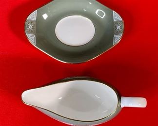 77pc Wedgwood Asia Green China set Dinnerware