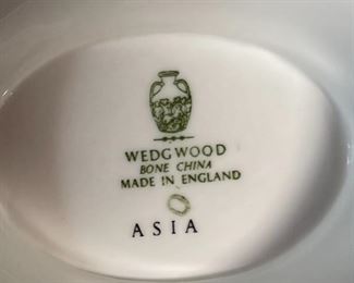 77pc Wedgwood Asia Green China set Dinnerware