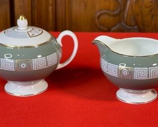 77pc Wedgwood Asia Green China set Dinnerware