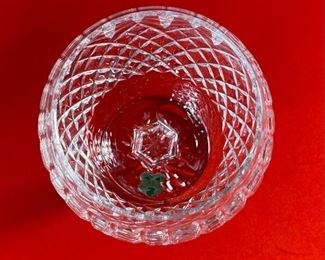 2pc Waterford Crystal Ballybay Ballon Wine Glasses 7.1in H x 2.95in diameter at opening