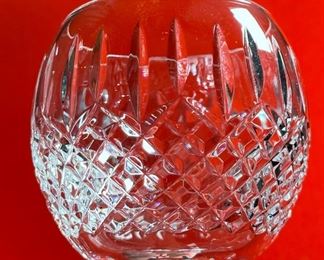 2pc Waterford Crystal Ballybay Ballon Wine Glasses 7.1in H x 2.95in diameter at opening