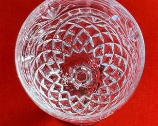 6pc Waterford Crystal Artisan Wine Glasses 8.4in H x 3in Diameter at opening.