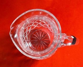 Waterford Crystal Lismore 60oz Water Pitcher 8.75in H x 5.75x 7.2in HxWxD