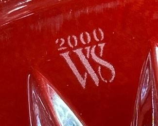 Waterford Crystal Dessert Dome Samuel Miller Collection 2pc Dome: 6in H x 4.5in diameter Plate: 7.95in Diameter