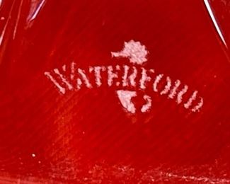 Waterford Crystal Dessert Dome Samuel Miller Collection 2pc Dome: 6in H x 4.5in diameter Plate: 7.95in Diameter