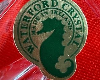 Waterford Crystal Dessert Dome Samuel Miller Collection 2pc Dome: 6in H x 4.5in diameter Plate: 7.95in Diameter