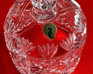 Waterford Crystal Dessert Dome Samuel Miller Collection 2pc Dome: 6in H x 4.5in diameter Plate: 7.95in Diameter