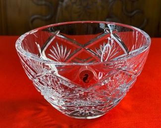 Waterford Crystal Bowl 4.2in H x6.95in Diameter