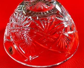 Waterford Crystal Bowl 4.2in H x6.95in Diameter
