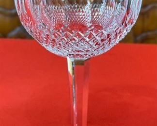 2pc Waterford Colleen Oversized Wine Glasses 7.55in H x 3.35in Diameter at rim