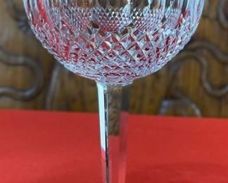 2pc Waterford Colleen Oversized Wine Glasses 7.55in H x 3.35in Diameter at rim