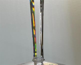 2pc Waterford Colleen Oversized Wine Glasses 7.55in H x 3.35in Diameter at rim