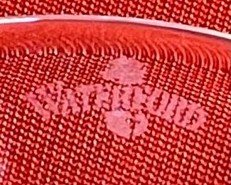 2pc Waterford Colleen Oversized Wine Glasses 7.55in H x 3.35in Diameter at rim