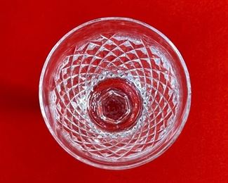 12 Waterford Crystal Alana Claret Wine Glasses 5.85in H x 3in diameter at opening