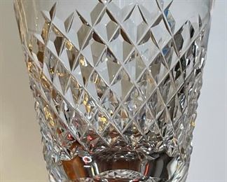 12 Waterford Crystal Alana Claret Wine Glasses 5.85in H x 3in diameter at opening