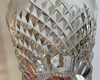 12 Waterford Crystal Alana Claret Wine Glasses 5.85in H x 3in diameter at opening