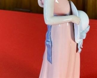 Lladro 5008 The Dreamer Girl with Hat Porcelain Figurine 10x3.5x2.5in