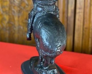 James Earle Fraser End of The Trail Bronze Sculpture Statue 19x6.5x17.5in HxWxD