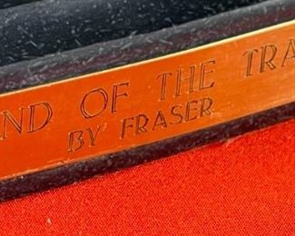 James Earle Fraser End of The Trail Bronze Sculpture Statue 19x6.5x17.5in HxWxD