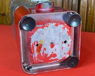 Vintage Oak Acorn 1 Cent Gumball Machine Penny Coin op Gum Ball 14.x6.25x7.5in HxWxD