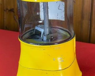 Vintage Hershey-Ets 1 Cent Candy Vending Machine Coin op Dispenser Hershey Gumball Abbey Mfg 12x6.5x7in HxWxD